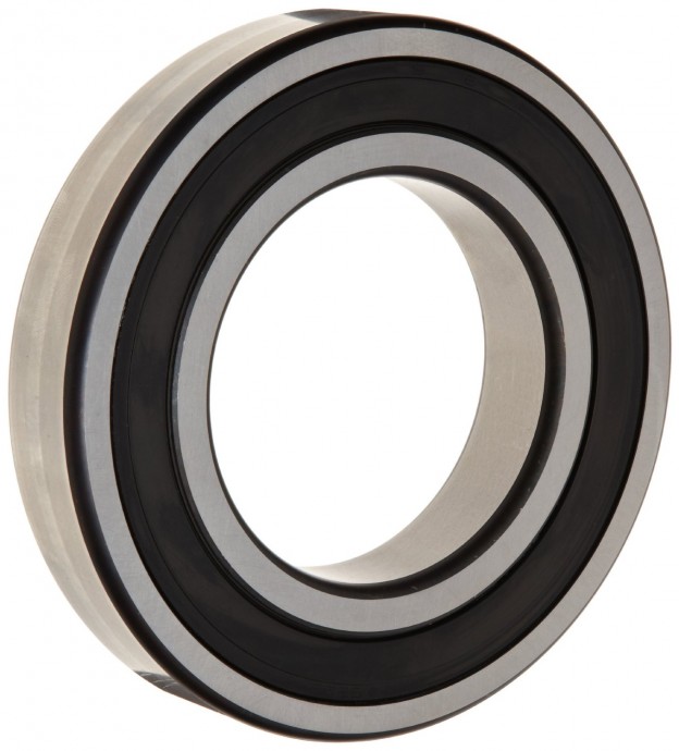 Bearing FAG 6204-2RSR Radial Bearing, Single Row, ABEC 1 Precision, Double Sealed, Steel Cage, Normal Clearance, Metric, 20mm ID, 47mm OD, 14mm Width, 10000rpm Maximum Rotational Speed, 1500lbf Static Load Capacity, 2900lbf Dynamic Load Capacity