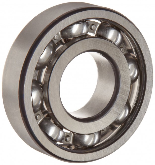 Bearing FAG 6304-C3 Deep Groove Ball Bearing, Single Row, Open, Steel Cage, C3 Clearance, Metric, 20mm ID, 52mm OD, 15mm Width, 34000 rpm Maximum Rotational Speed, 1760 lbf Static Load Capacity, 3600 lbf Dynamic Load Capacity