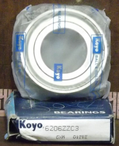 Bearing Koyo 6206ZZC3 Single Row Ball Bearing