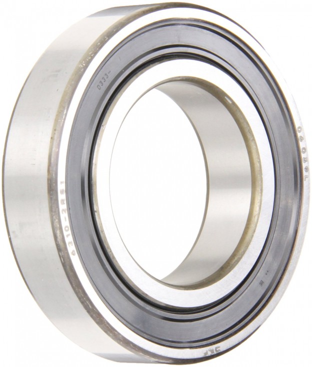 Bearing SKF 6210-2RS Radial Bearing, Single Row, Deep Groove Design, ABEC 1 Precision, Double Sealed, Contact, Normal Clearance, Steel Cage, Metric