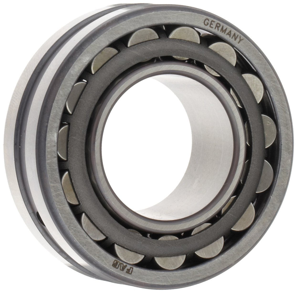 FAG 22205E1K-C3 Spherical Roller Bearing, Tapered Bore, Steel Cage, C3 Clearance, Metric, 25mm ID, 52mm OD, 18mm Width