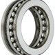 FAG 51112 Grooved Race Thrust Bearing, Single Row, Open, 90° Contact Angle, Steel Cage, Metric, 60mm ID, 85mm OD, 17mm Width, 3600rpm Maximum Rotational Speed, 17600lbf Static Load Capacity, 6950lbf Dynamic Load Capacity