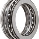 FAG 51114 Grooved Race Thrust Bearing, Single Row, Open, 90° Contact Angle, Steel Cage, Metric, 70mm ID, 95mm OD, 18mm Width, 3400rpm Maximum Rotational Speed, 23200lbf Static Load Capacity, 8500lbf Dynamic Load Capacity