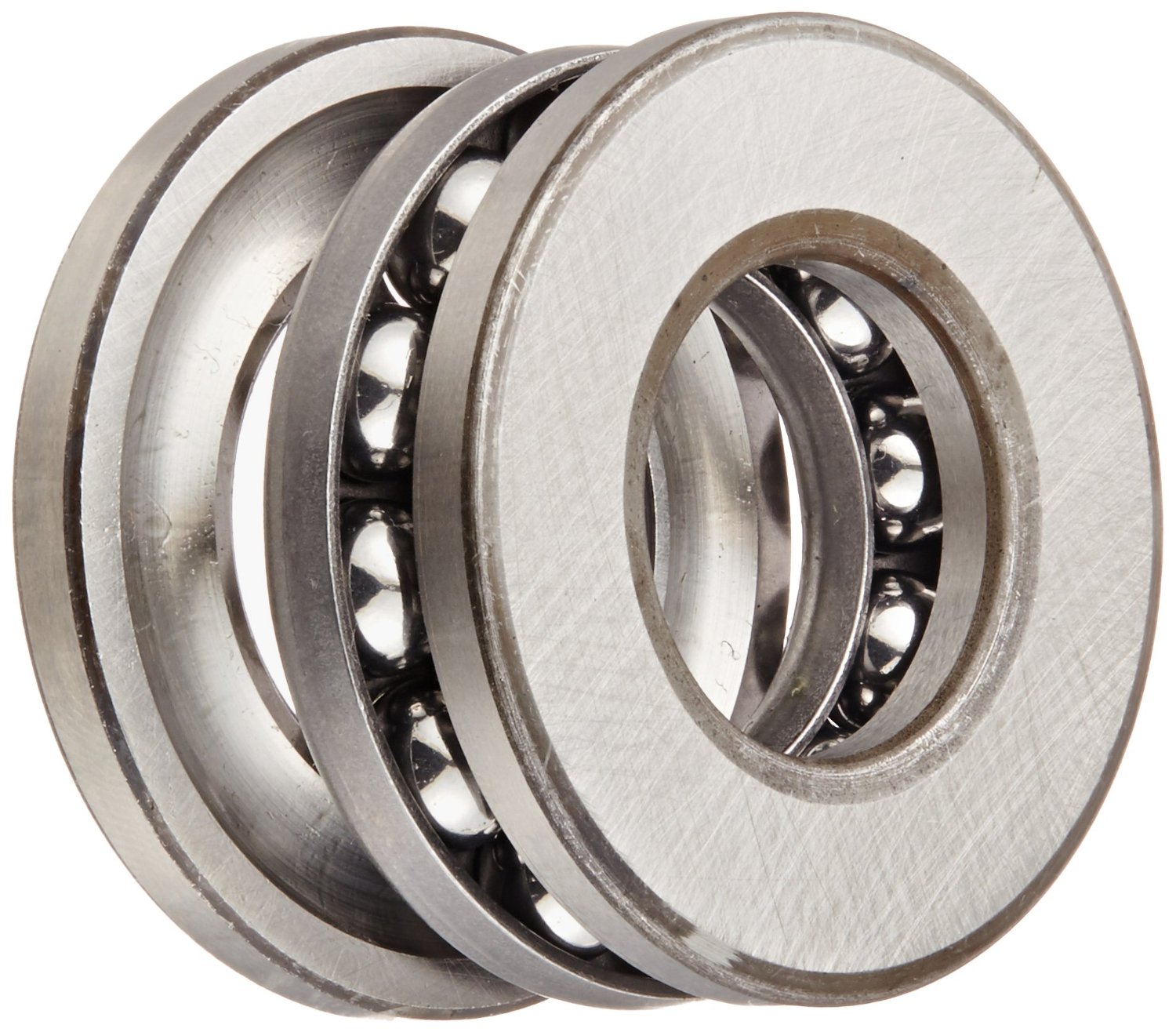 FAG 51204 Grooved Race Thrust Bearing, Single Row, Open, 90° Contact Angle, Steel Cage, Metric, 20mm ID, 40mm OD, 14mm Width, 5600rpm Maximum Rotational Speed, 8500lbf Static Load Capacity, 5000lbf Dynamic Load Capacity