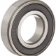 FAG 6211-2RSR-C3 Deep Groove Ball Bearing, Single Row, Double Sealed, Steel Cage, C3 Clearance, Metric, 55mm ID, 100mm OD, 21mm Width, 4300rpm Maximum Rotational Speed, 6520lbf Static Load Capacity, 9800lbf Dynamic Load Capacity