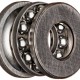 FAG 51101 Grooved Race Thrust Bearing, Single Row, Open, 90° Contact Angle, Steel Cage, Metric, 12mm ID, 26mm OD, 9mm Width, 9000rpm Maximum Rotational Speed, 3450lbf Static Load Capacity, 2320lbf Dynamic Load Capacity