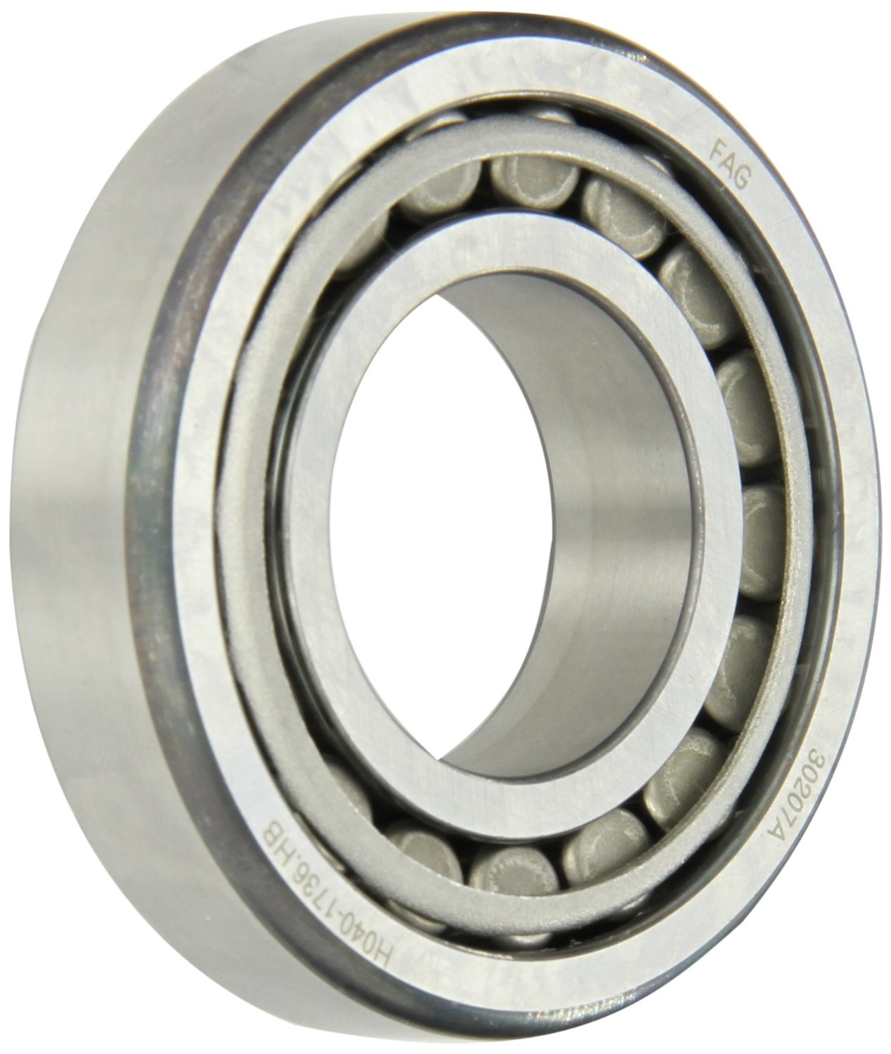 FAG 30207A Tapered Roller Bearing Cone and Cup Set, Standard Tolerance, Metric, 35 mm ID, 72mm OD, 18.25mm Width, 10000rpm Maximum Rotational Speed