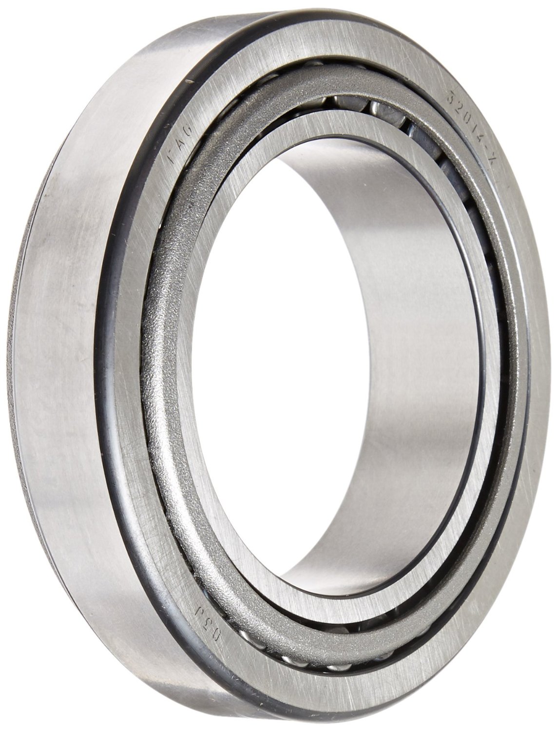 FAG 32014X Tapered Roller Bearing Cone and Cup Set, Standard Tolerance, Metric, 70 mm ID, 110mm OD, 25mm Width, Maximum Rotational Speed