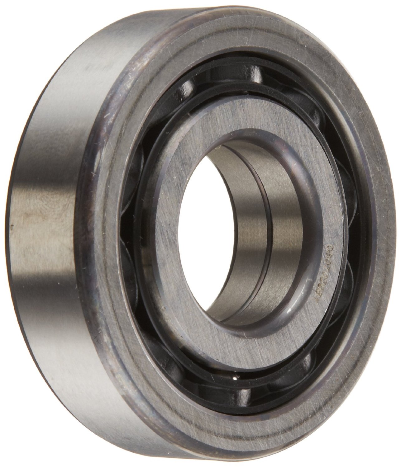 FAG QJ305TVP Angular Contact Ball Bearing, Single Row, Open, 35° Contact Angle, Polyamide/Nylon Cage, Normal Clearance, Metric, 25mm ID, 62mm OD, 17mm Width, 14000rpm Maximum Rotational Speed, 7100lbf Static Load Capacity, 10000lbf Dynamic Load Capacity