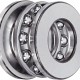 FAG 51307 Grooved Race Thrust Bearing, Single Row, Open, 90° Contact Angle, Steel Cage, Metric, 35mm ID, 68mm OD, 24mm Width, 3600rpm Maximum Rotational Speed, 20000lbf Static Load Capacity, 11200lbf Dynamic Load Capacity